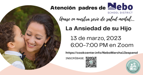 Your child's anxiety flyer- Spanish
