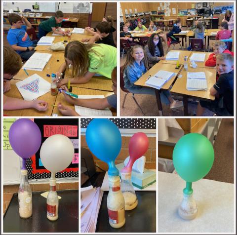 Working with yeast and balloons