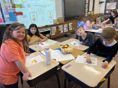 first graders from Mrs. Taylor's class