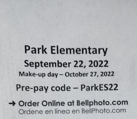 Pre-pay information for photo retakes