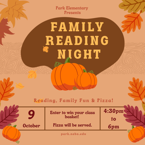 family reading night invite