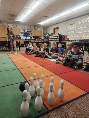 1st grade subtraction bowling