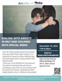 Anxiety parent meeting flyer