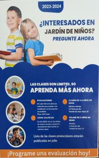Preschool Flyer- Spanish