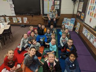 Mrs. Pearson'c class with Parker