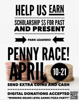 penny race flyer english