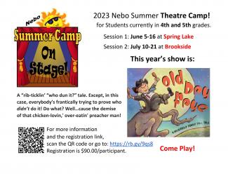Summer camp flyer