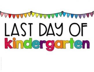 last day of kindergarten flyer