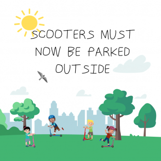 Scooter information flyer
